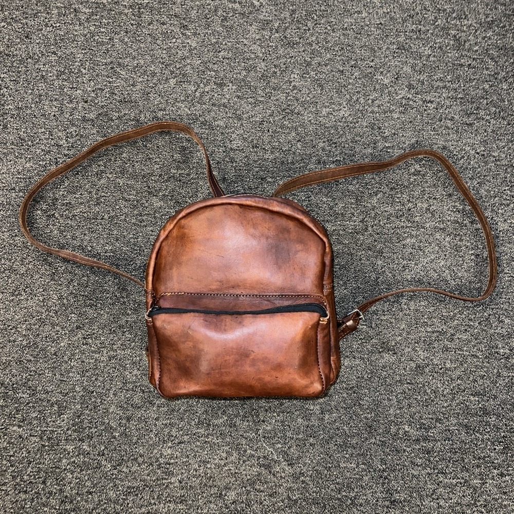 Chuupul Leather Travel Backpack Craft Leather Backpack